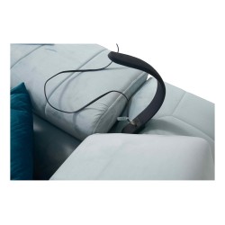 Modena V corner sofa with sleeping function and bedding storage - Velvet, Amor velvet 4312 Modena V corner sofa with sleeping function and bedding storage - Velvet, Amor velvet 4312