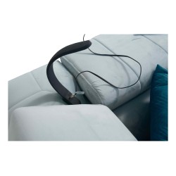 Modena V corner sofa with sleeping function and bedding storage - Velvet, Amor velvet 4312 Modena V corner sofa with sleeping function and bedding storage - Velvet, Amor velvet 4312