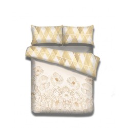 Frankhauer Flannel Bedding GOLDEN POPPIES