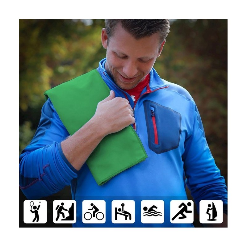 Frankhauer Schnelltrocknendes Handtuch aus Mikrofaser EDEKA - verschiedene Farben 60X120 Frankhauer Schnelltrocknendes Handtuch aus Mikrofaser EDEKA - verschiedene Farben 60X120