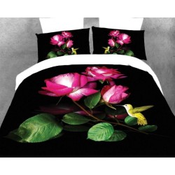 Frankhauer 3D Microfiber Bedding ROSES PATTERN 1