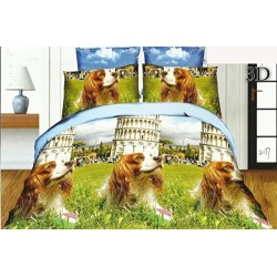 Frankhauer 3D Bedding DOG PATTERN 2 - 100% microfiber
