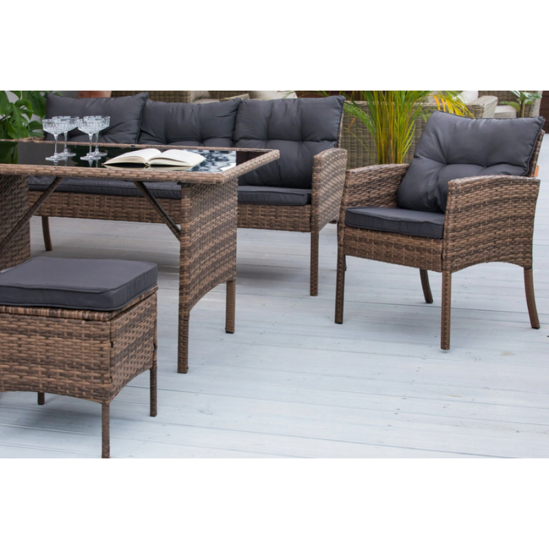 Frankhauer TAJLO brown garden furniture set Frankhauer TAJLO brown garden furniture set