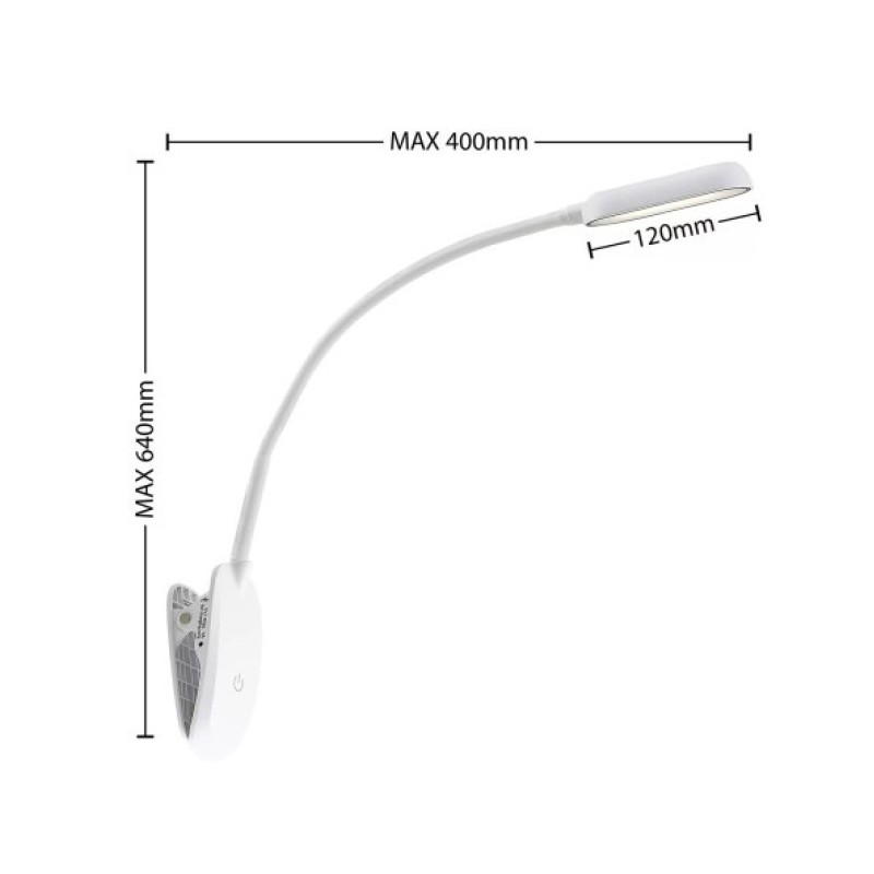 Frankhauer Lampka z klipsem LED Frankhauer Lampka z klipsem LED