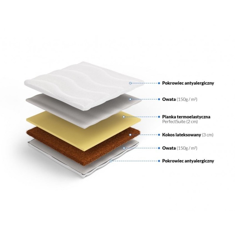 Frankhauer Topper mattress with coconut and memory foam Arles Frankhauer Topper mattress with coconut and memory foam Arles