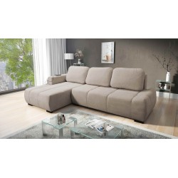 Oscar corner sofa with sleeping function and USB port – Comfort and style in your living room