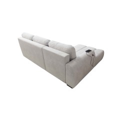 Oscar corner sofa with sleeping function and USB port – Comfort and style in your living room Oscar corner sofa with sleeping function and USB port – Comfort and style in your living room