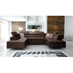 Narożnik Modena VIII z funkcją spania Velvet, Amor velvet 4301 - elegancja i funkcjonalność w jednym