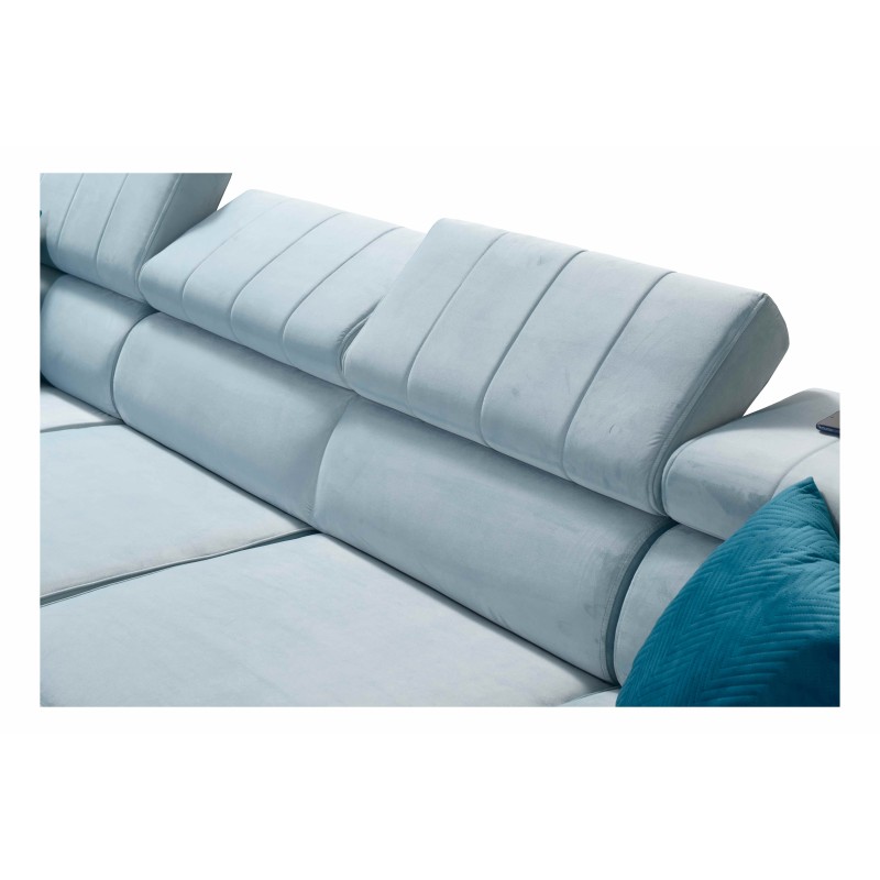 Modena VIII corner sofa with sleeping function Velvet, Amor velvet 4309 - elegance and functionality in one Modena VIII corner sofa with sleeping function Velvet, Amor velvet 4309 - elegance and functionality in one