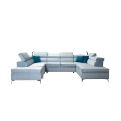 Modena VIII corner sofa with sleeping function Velvet, Amor velvet 4309 - elegance and functionality in one Modena VIII corner sofa with sleeping function Velvet, Amor velvet 4309 - elegance and functionality in one