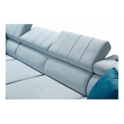 Modena VIII corner sofa with sleeping function Velvet, Amor velvet 4318 - elegance and functionality in one Modena VIII corner sofa with sleeping function Velvet, Amor velvet 4318 - elegance and functionality in one
