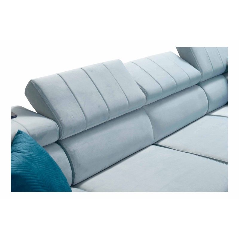 Modena VIII corner sofa with sleeping function Velvet, Amor velvet 4309 - elegance and functionality in one Modena VIII corner sofa with sleeping function Velvet, Amor velvet 4309 - elegance and functionality in one