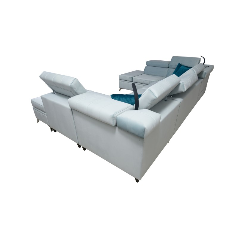 Modena VIII corner sofa with sleeping function Velvet, Amor velvet 4309 - elegance and functionality in one Modena VIII corner sofa with sleeping function Velvet, Amor velvet 4309 - elegance and functionality in one