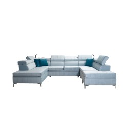 Modena VIII corner sofa with sleeping function Velvet, Amor velvet 4309 - elegance and functionality in one Modena VIII corner sofa with sleeping function Velvet, Amor velvet 4309 - elegance and functionality in one