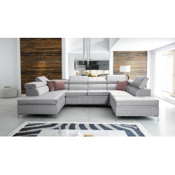 Narożnik Modena VIII z funkcją spania Velvet, Amor velvet 4318 - elegancja i funkcjonalność w jednym
