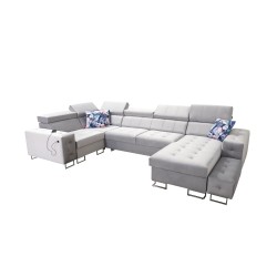 Esquina Fusion IV con asiento capitoné, función de cama y puerto USB | Terciopelo | Hidrofóbico, Magic Velvet 2229 Esquina Fusion IV con asiento capitoné, función de cama y puerto USB | Terciopelo | Hidrofóbico, Magic Velvet 2229