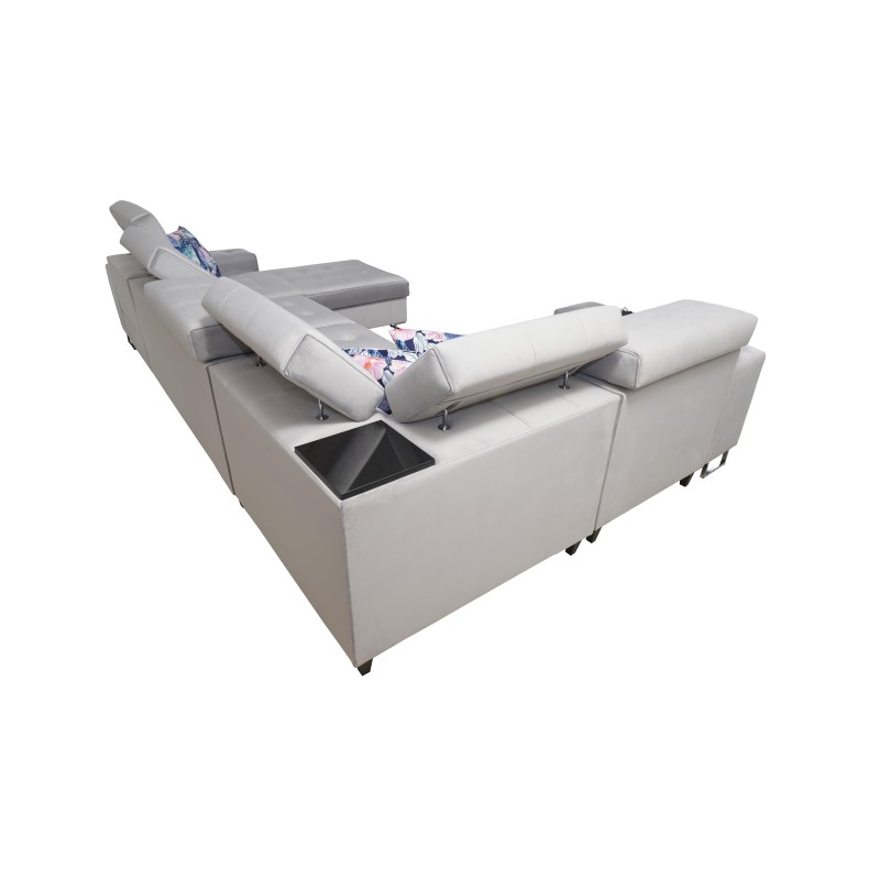 Esquina Fusion IV con asiento capitoné, función de cama y puerto USB | Terciopelo | Hidrofóbico, Magic Velvet 2229 Esquina Fusion IV con asiento capitoné, función de cama y puerto USB | Terciopelo | Hidrofóbico, Magic Velvet 2229