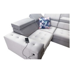 Esquina Fusion IV con asiento capitoné, función de cama y puerto USB | Terciopelo | Hidrofóbico, Magic Velvet 2229 Esquina Fusion IV con asiento capitoné, función de cama y puerto USB | Terciopelo | Hidrofóbico, Magic Velvet 2229