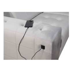 Esquina Fusion IV con asiento capitoné, función de cama y puerto USB | Terciopelo | Hidrofóbico, Magic Velvet 2229 Esquina Fusion IV con asiento capitoné, función de cama y puerto USB | Terciopelo | Hidrofóbico, Magic Velvet 2229