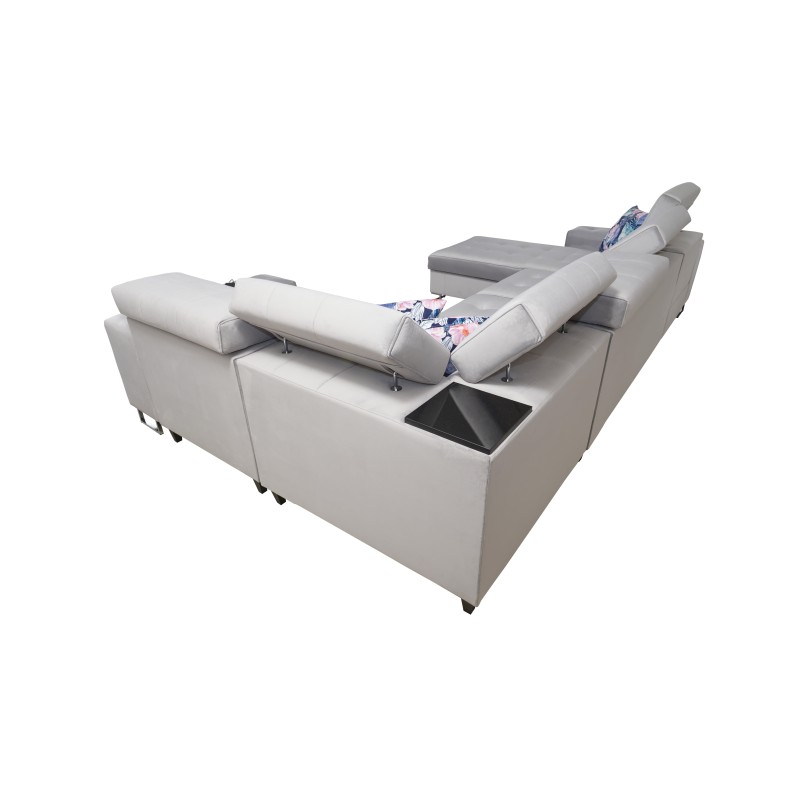 Esquina Fusion IV con asiento capitoné, función de cama y puerto USB | Terciopelo | Hidrofóbico, Magic Velvet 2229 Esquina Fusion IV con asiento capitoné, función de cama y puerto USB | Terciopelo | Hidrofóbico, Magic Velvet 2229