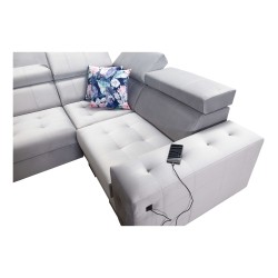 Esquina Fusion IV con asiento capitoné, función de cama y puerto USB | Terciopelo | Hidrofóbico, Magic Velvet 2229 Esquina Fusion IV con asiento capitoné, función de cama y puerto USB | Terciopelo | Hidrofóbico, Magic Velvet 2229