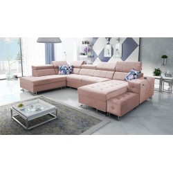 Sofá Esquinero Elegante Fusion VI con Asiento Acolchado - Comodidad y Estilo Excepcionales