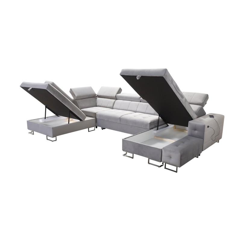 Sofá Esquinero Elegante Fusion VI con Asiento Acolchado - Comodidad y Estilo Excepcionales Sofá Esquinero Elegante Fusion VI con Asiento Acolchado - Comodidad y Estilo Excepcionales