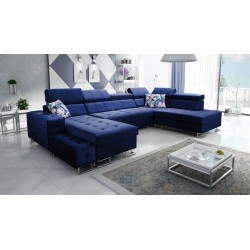 Sofá Esquinero Elegante Fusion VI con Asiento Acolchado - Comodidad y Estilo Excepcionales