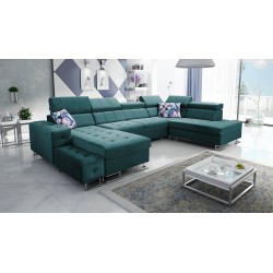 Sofá Esquinero Elegante Fusion VI con Asiento Acolchado - Comodidad y Estilo Excepcionales