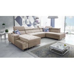 Sofá Esquinero Elegante Fusion VI con Asiento Acolchado - Comodidad y Estilo Excepcionales