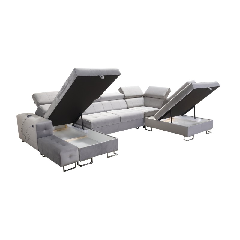 Sofá Esquinero Elegante Fusion VI con Asiento Acolchado - Comodidad y Estilo Excepcionales Sofá Esquinero Elegante Fusion VI con Asiento Acolchado - Comodidad y Estilo Excepcionales