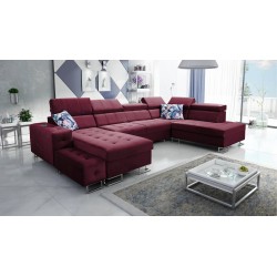 Sofá Esquinero Elegante Fusion VI con Asiento Acolchado - Comodidad y Estilo Excepcionales