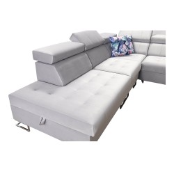Fusion X corner sofa with a sleeping function in Velvet fabric | Hydrophobic, Magic Velvet 2282 | Perfect for your living room Fusion X corner sofa with a sleeping function in Velvet fabric | Hydrophobic, Magic Velvet 2282 | Perfect for your living room