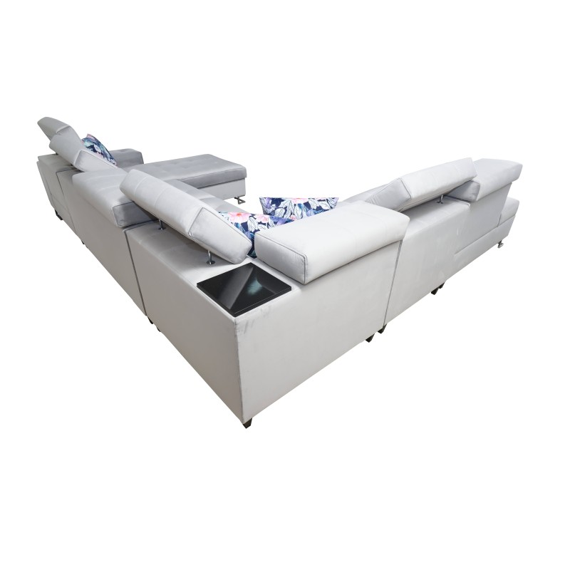 Fusion X corner sofa with a sleeping function in Velvet fabric | Hydrophobic, Magic Velvet 2282 | Perfect for your living room Fusion X corner sofa with a sleeping function in Velvet fabric | Hydrophobic, Magic Velvet 2282 | Perfect for your living room