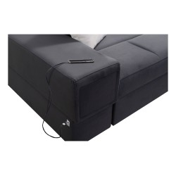 Narożnik w kształcie U Porto VI z funkcją spania, wysuwana szuflada oraz port usb tkanina Casablanca 2313 Narożnik w kształcie U Porto VI z funkcją spania, wysuwana szuflada oraz port usb tkanina Casablanca 2313