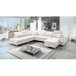 Sofá esquinero en forma de U Porto X: un mueble cómodo y elegante con función de cama