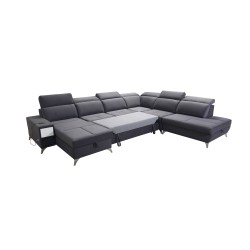 Sofá esquinero en forma de U Porto X: un mueble cómodo y elegante con función de cama Sofá esquinero en forma de U Porto X: un mueble cómodo y elegante con función de cama