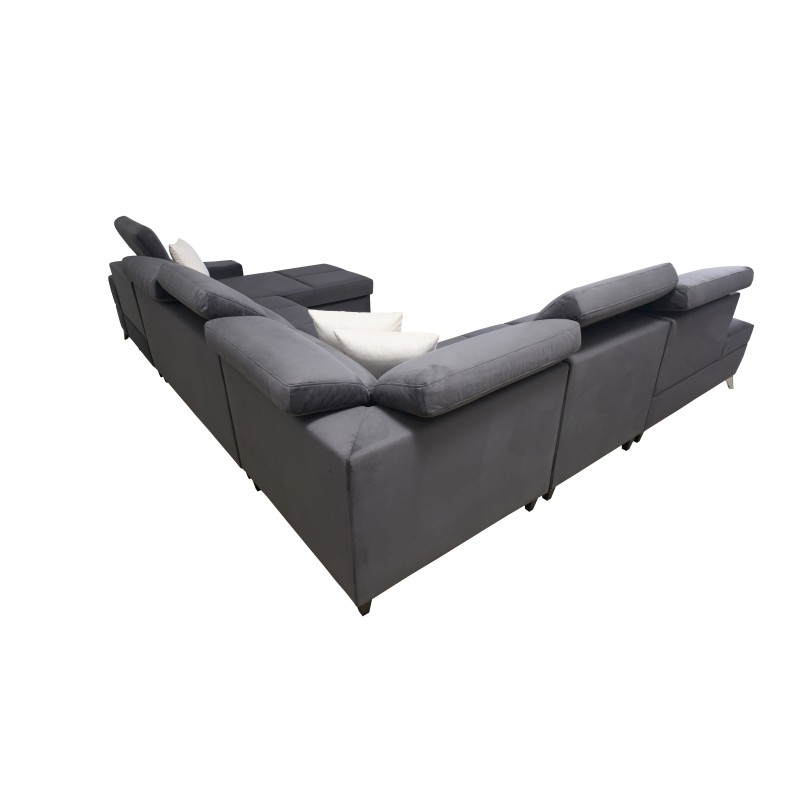 Sofá esquinero en forma de U Porto X: un mueble cómodo y elegante con función de cama Sofá esquinero en forma de U Porto X: un mueble cómodo y elegante con función de cama