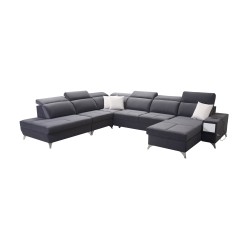 Sofá esquinero en forma de U Porto X: un mueble cómodo y elegante con función de cama Sofá esquinero en forma de U Porto X: un mueble cómodo y elegante con función de cama