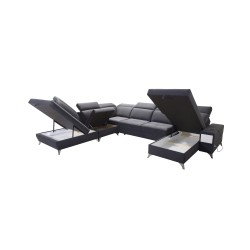 Sofá esquinero en forma de U Porto X: un mueble cómodo y elegante con función de cama Sofá esquinero en forma de U Porto X: un mueble cómodo y elegante con función de cama