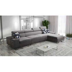 Narożnik Prestige XII Maxi z funkcją spania i portem usb tkanina Freya 210.23 + Tauro 8207