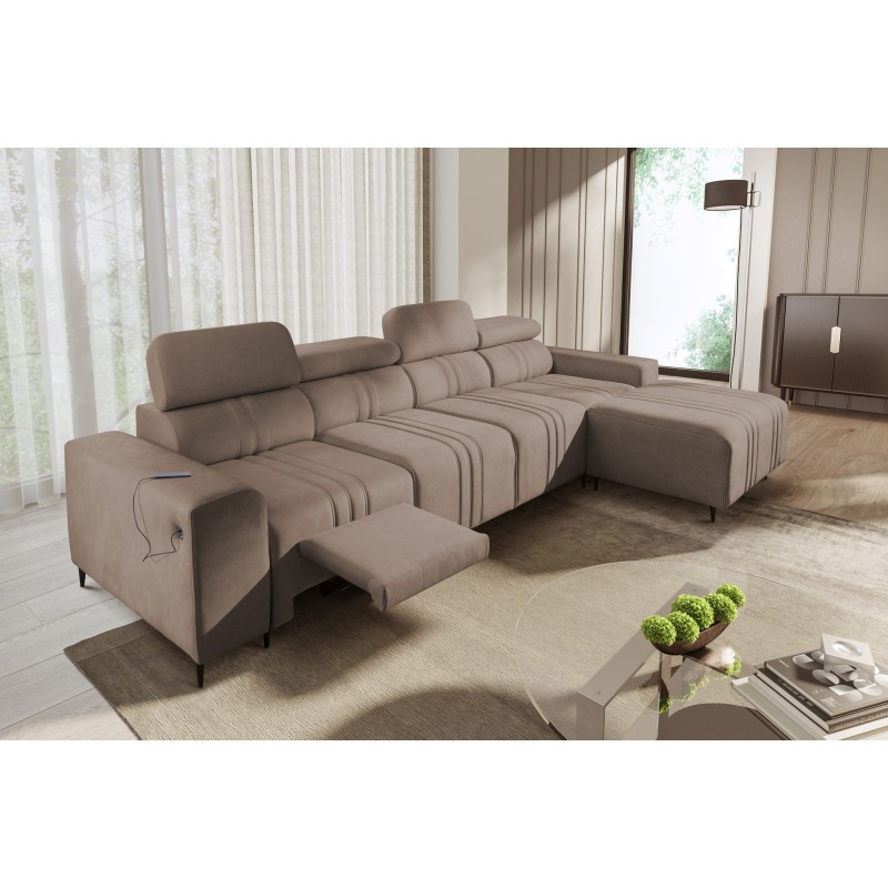 Narożnik Verona XII Mix z funkcją spania oraz funkcją relax manualna tkanina Vena 14 Narożnik Verona XII Mix z funkcją spania oraz funkcją relax manualna tkanina Vena 14