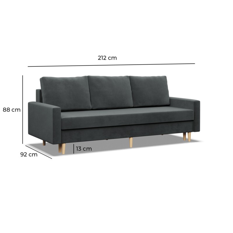 Sofa BLANK, Type of fabric - Group I, Filling - Foam, Color - BROWN Sofa BLANK, Type of fabric - Group I, Filling - Foam, Color - BROWN