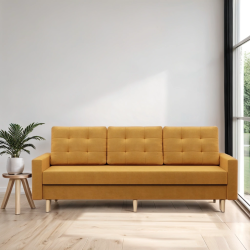 Sofa BLANK, Fabric type - Group II, Filling - Spring, Color - YELLOW Sofa BLANK, Fabric type - Group II, Filling - Spring, Color - YELLOW