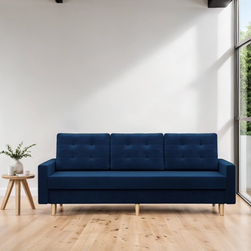 Sofa BLANK, Fabric type - Group II, Filling - Spring, Color - NAVY BLUE Sofa BLANK, Fabric type - Group II, Filling - Spring, Color - NAVY BLUE