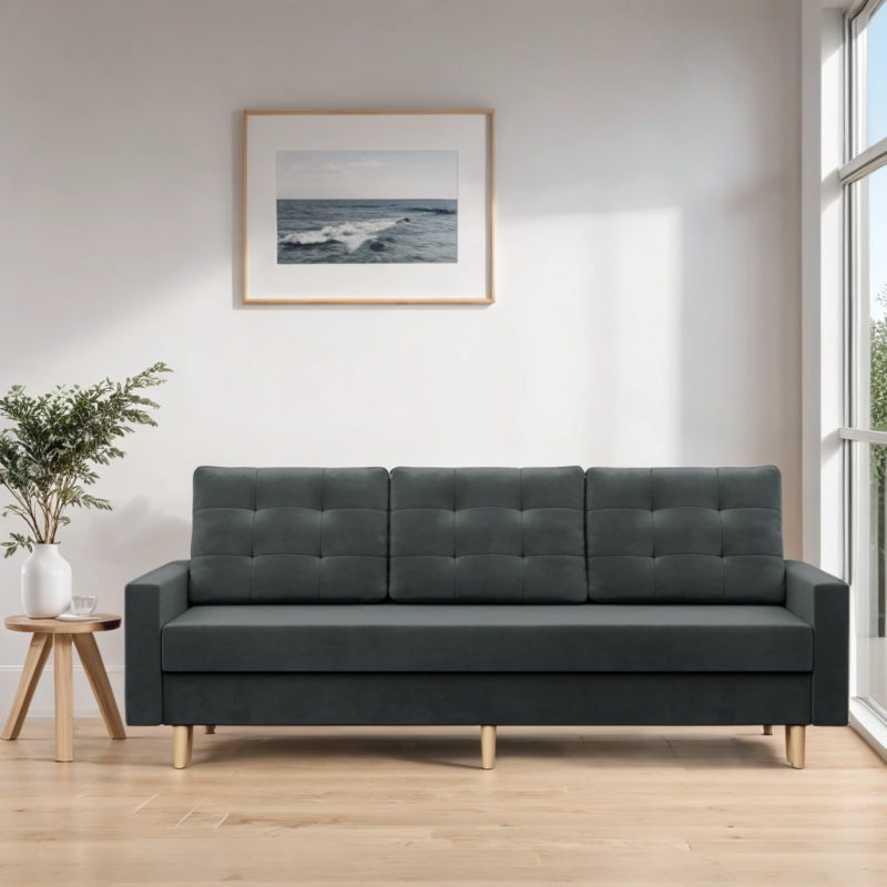 Sofa BLANK, Fabric type - Group II, Filling - Spring, Color - DARK GRAY Sofa BLANK, Fabric type - Group II, Filling - Spring, Color - DARK GRAY