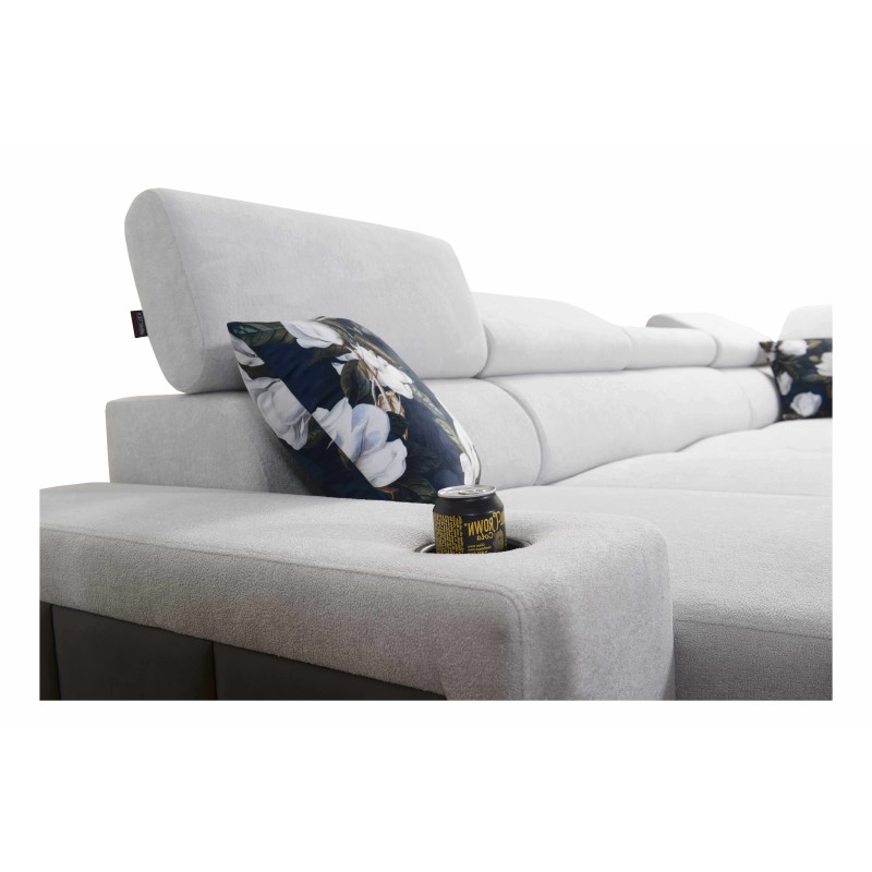 Narożnik Prestige XII Maxi z funkcją spania i portem usb tkanina Freya 210.24 + Tauro 8207 Narożnik Prestige XII Maxi z funkcją spania i portem usb tkanina Freya 210.24 + Tauro 8207