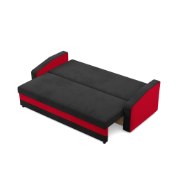 ORION Sofa, Filling - Spring, Color - BLACK + RED ORION Sofa, Filling - Spring, Color - BLACK + RED