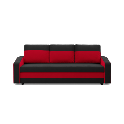 ORION Sofa, Filling - Spring, Color - BLACK + RED ORION Sofa, Filling - Spring, Color - BLACK + RED