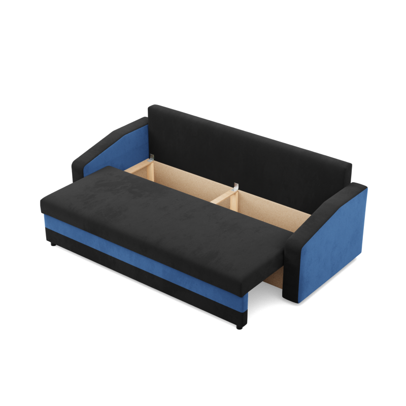 ORION Sofa, Filling - Spring, Color - BLACK + INK ORION Sofa, Filling - Spring, Color - BLACK + INK